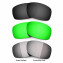 Hkuco Black/Emerald Green/Transition/Photochromic Polarized Replacement Lenses For Oakley Fives Squared Sunglasses 